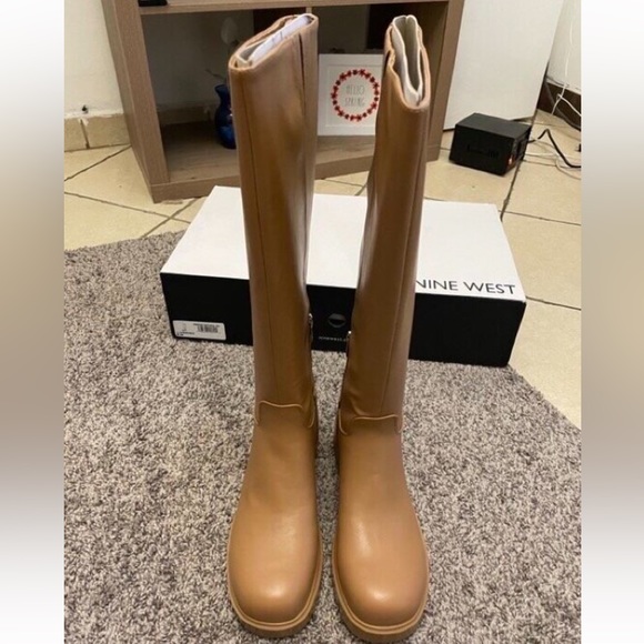 Nine west camel verve city lug sole boots NWT - Picture 4 of 11